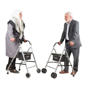 واکر تاشو دوچرخ همپا